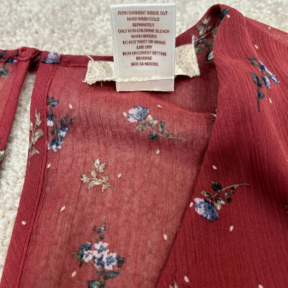 Altar'd State Dress Womens Size Small Floral Long Sleeve Fall Ladies New w Tag - Picture 11 of 11